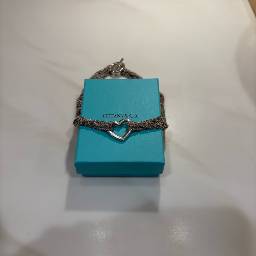 Tiffany and Co. chain heart choker necklace - Picture 4 of 7